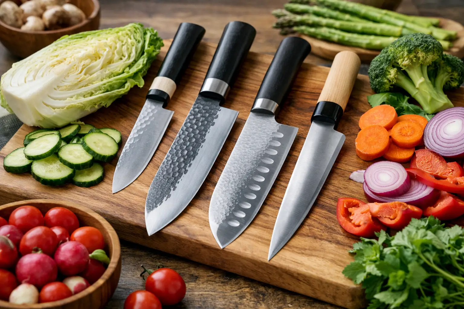 4 Best Japanese Knives for Vegetables at Home