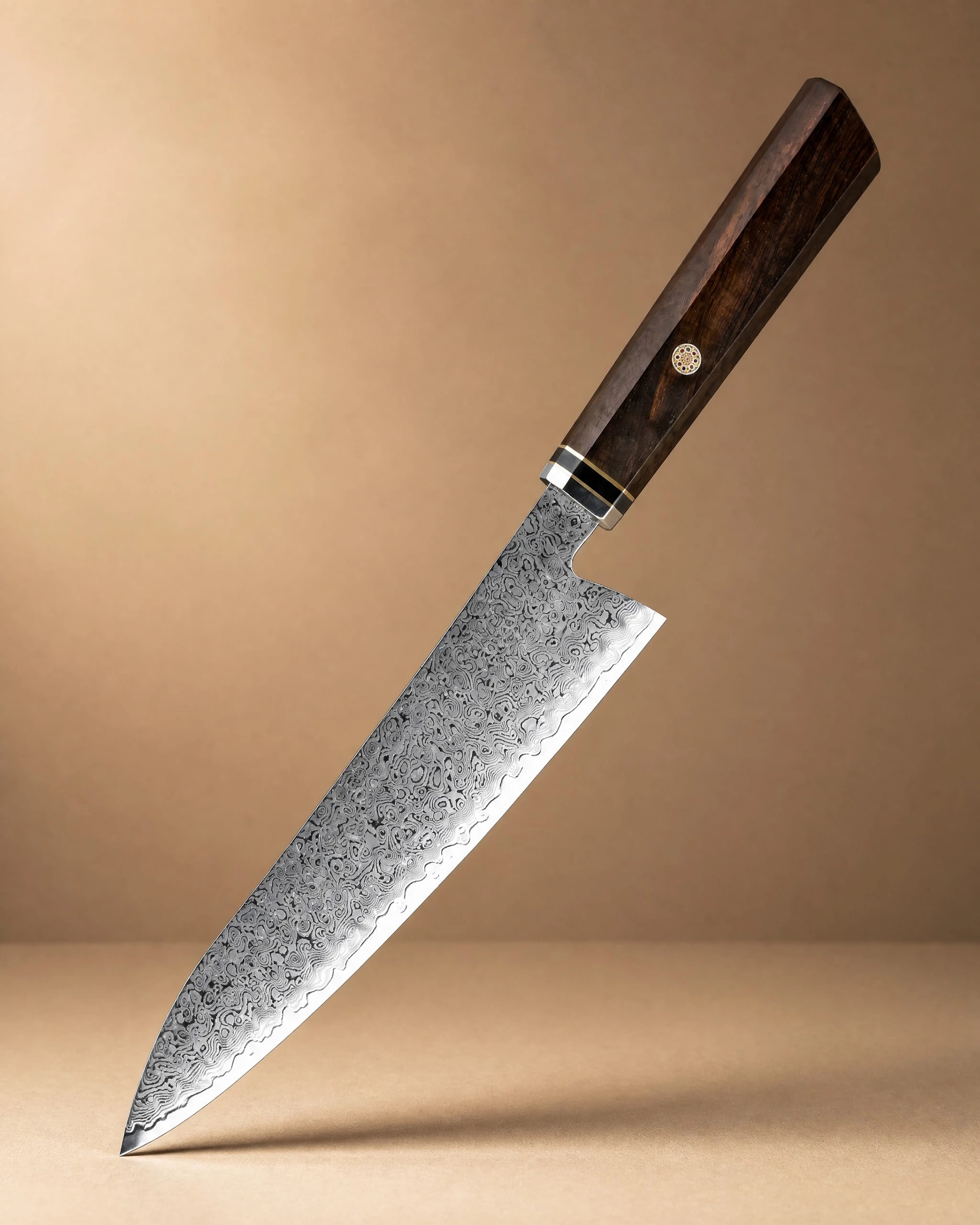 Sakawa 8.5" Damascus Steel Gyuto Knife 牛刀